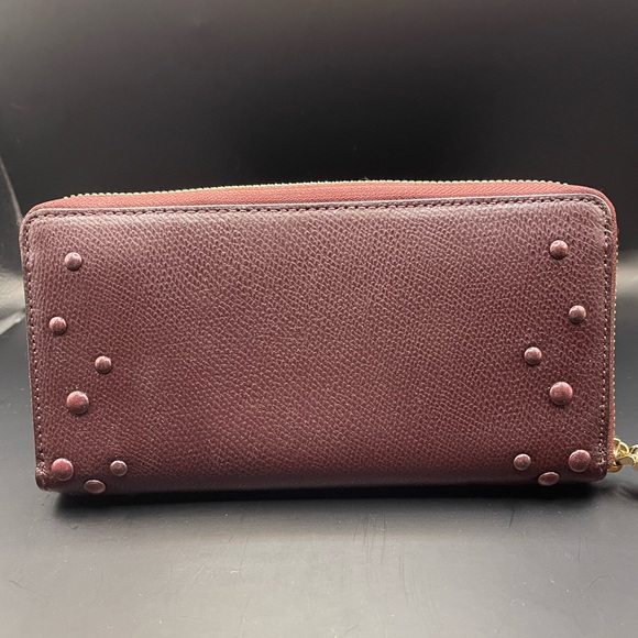 Coach Maroon Wallet - Picture 2 of 3